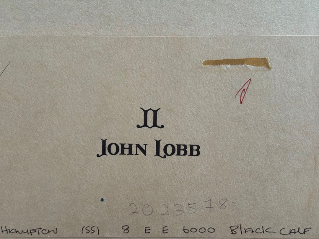 【シバスカ】【JOHN LOBB】ジョンロブ Uチップ 黒