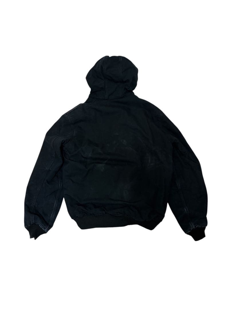 Carhartt ブラックジャケット フード付き