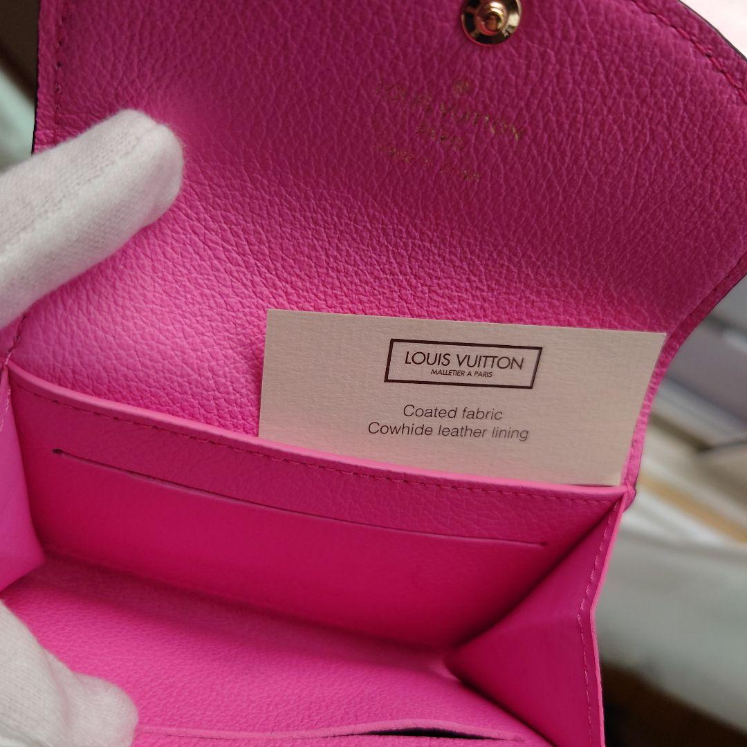 LOUIS VUITTON アンプラント・ポルトモネ・ロザリ ピンク
