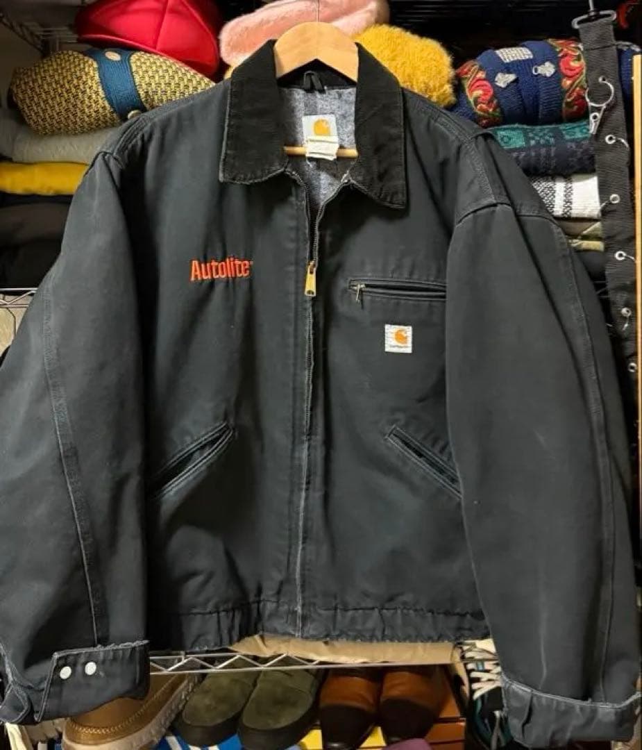 カーハート Carhartt デトロイトジャケット ブラック USA製 サイズL