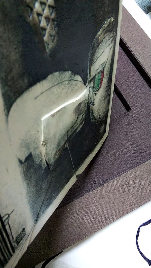 陶板　「白芥子」 三浦景生　染色