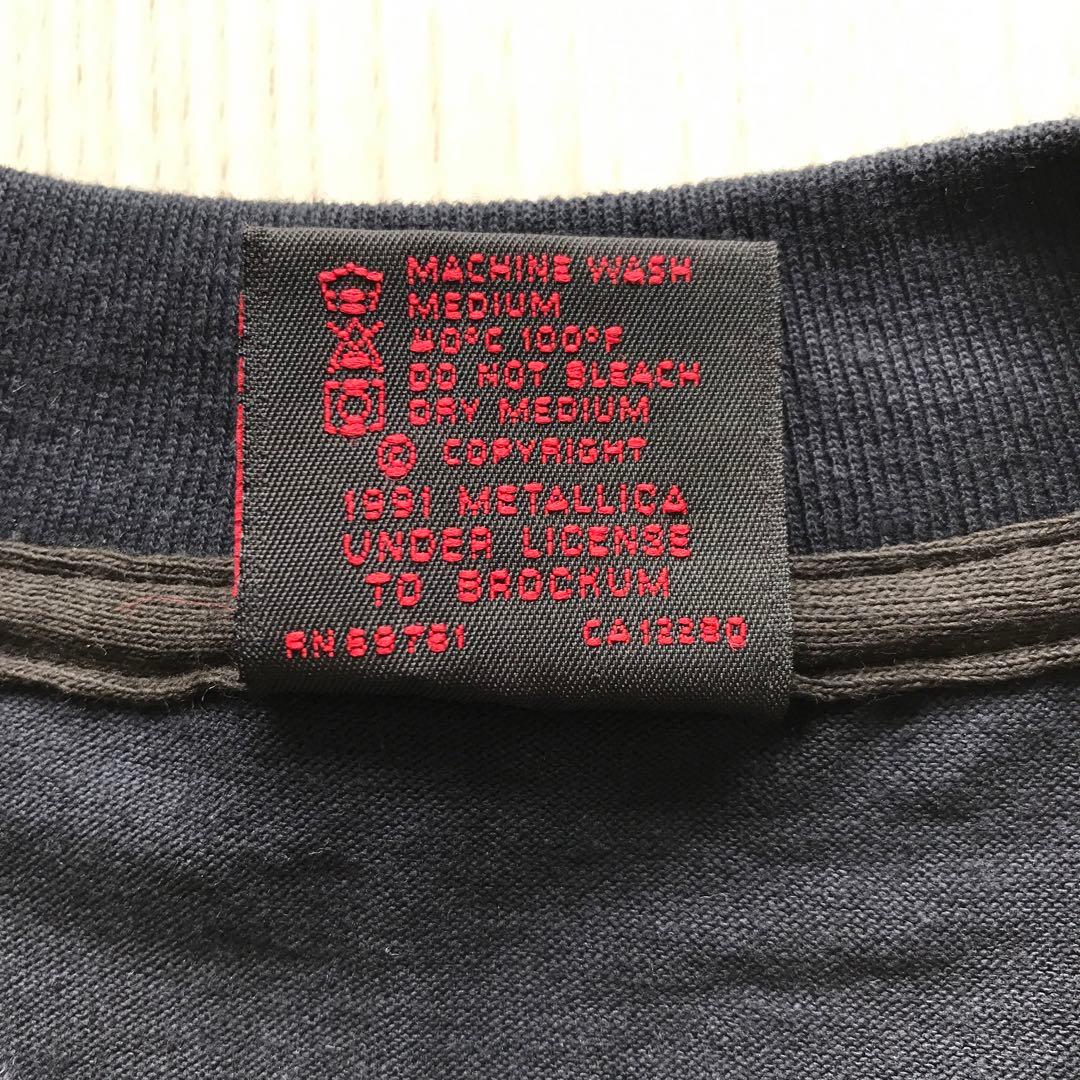 デッドストック ©︎1987 メタリカ llica ビンテージ Tシャツ