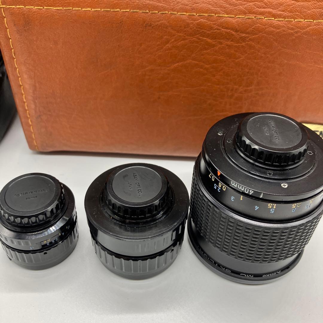 PENTAX Auto 110 フィルムカメラ レンズ 革製ケース付き