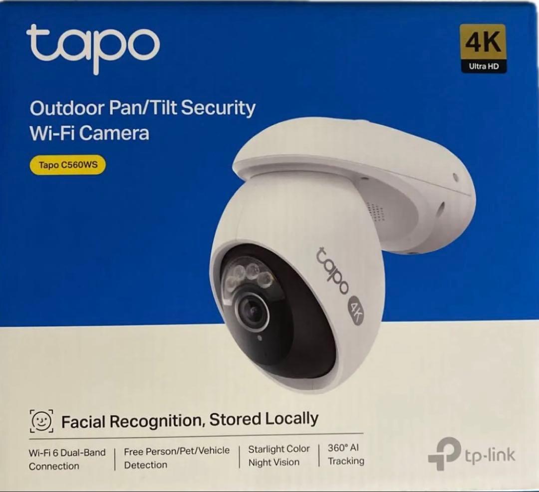 tapo C560WS 4K屋外用パン/チルトカメラ