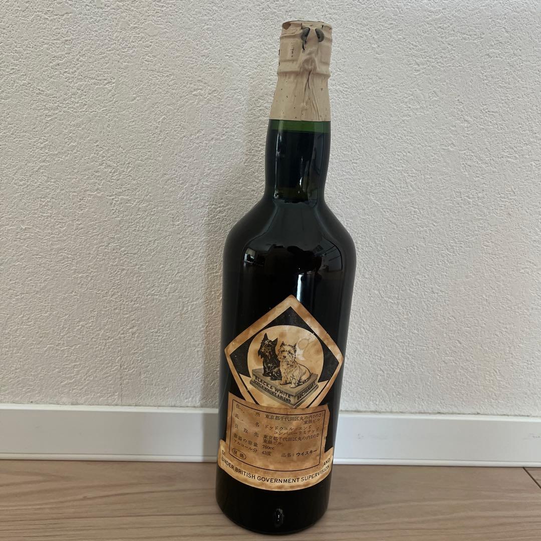 ウイスキー BLACK&WHITE BUCHANANS OLD SCOTCH 760ml