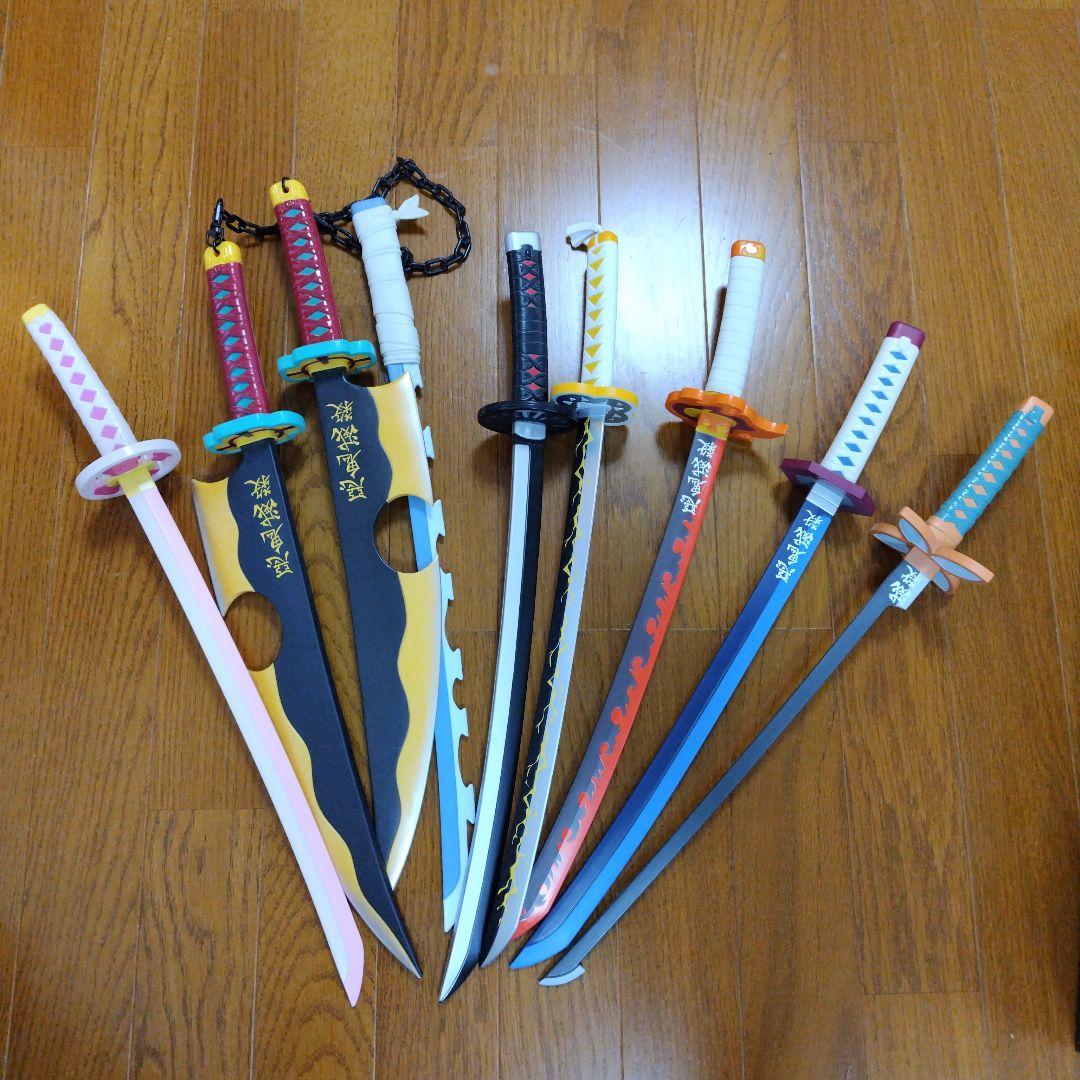 日輪刀セット9本　箱つき