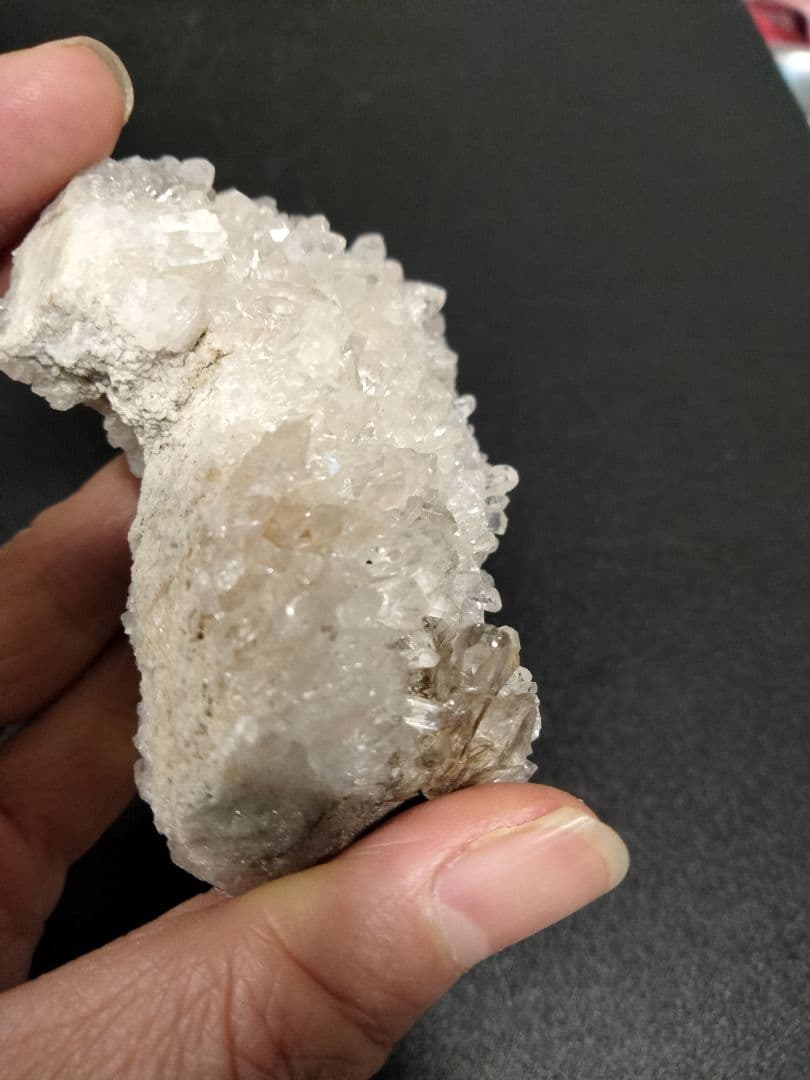 国産鉱物　山梨県　塩山竹森山　天然水晶　　トルマリン入り水晶　早い者勝ち