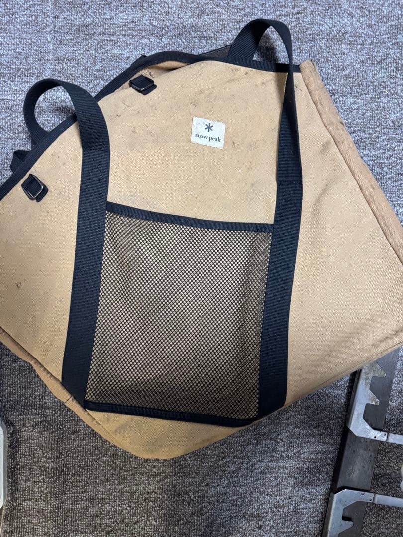 スノーピーク 焚き火台L スターターセット 収納ケース　耐熱塗装　黒 ブラック