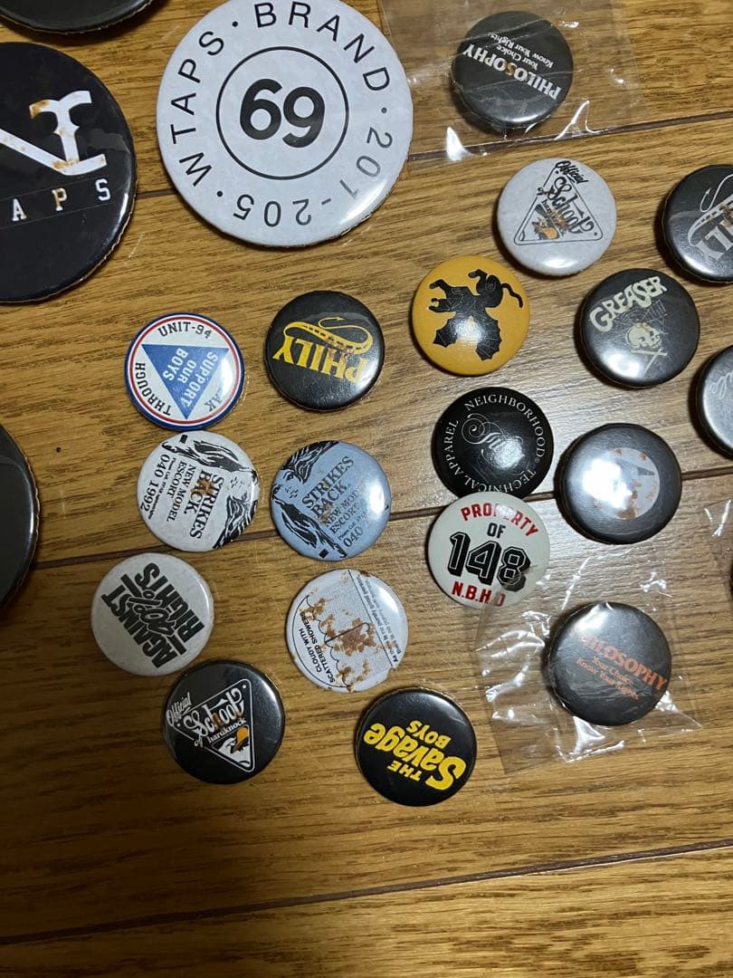 WTAPS PHILOSOPHY FPAR 缶バッジセット　TET