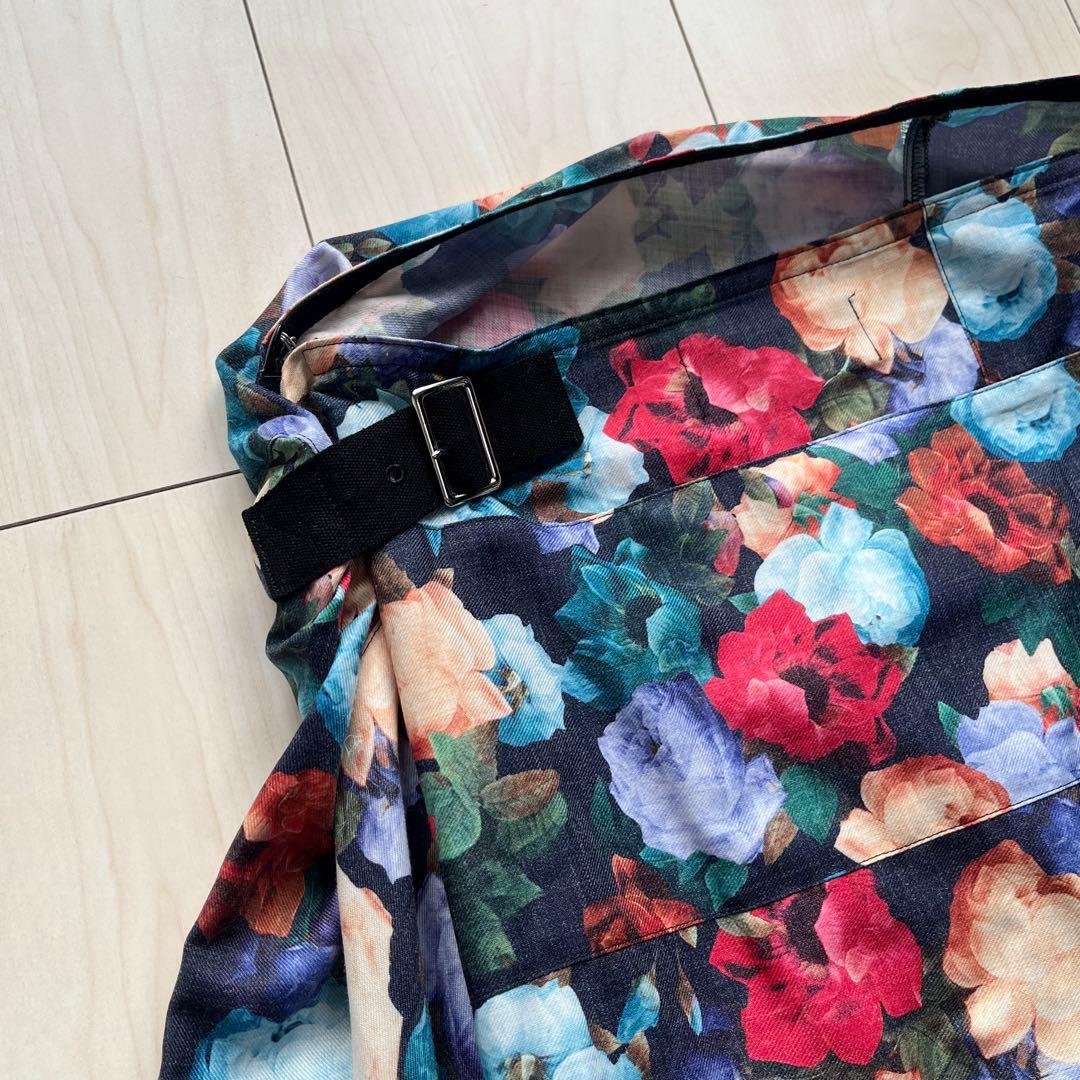 16AW tricot COMMEdesGARCONS スカート 花柄 変形