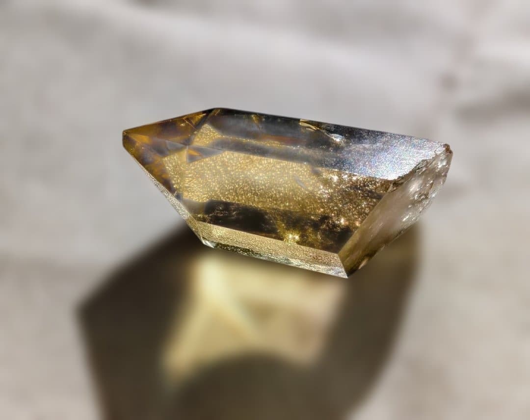 ホリミネラロジー コレクション ロシア ウラル 産シトリン 黄水晶　標本