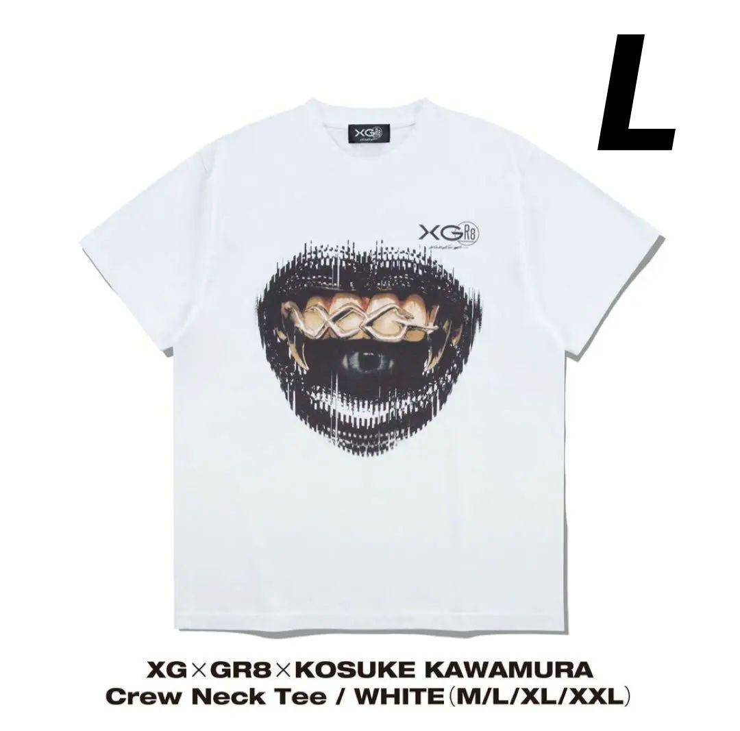 XG × GR8 Tシャツ 白【Lサイズ】