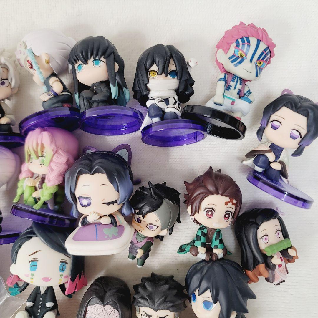 未使用鬼滅50点超まとめ売り☆ちょこのっこ座らせ隊フィギュアならぶんです煉獄