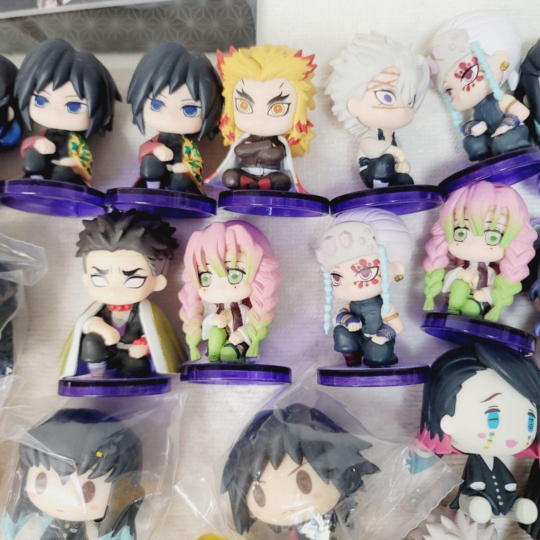未使用鬼滅50点超まとめ売り☆ちょこのっこ座らせ隊フィギュアならぶんです煉獄