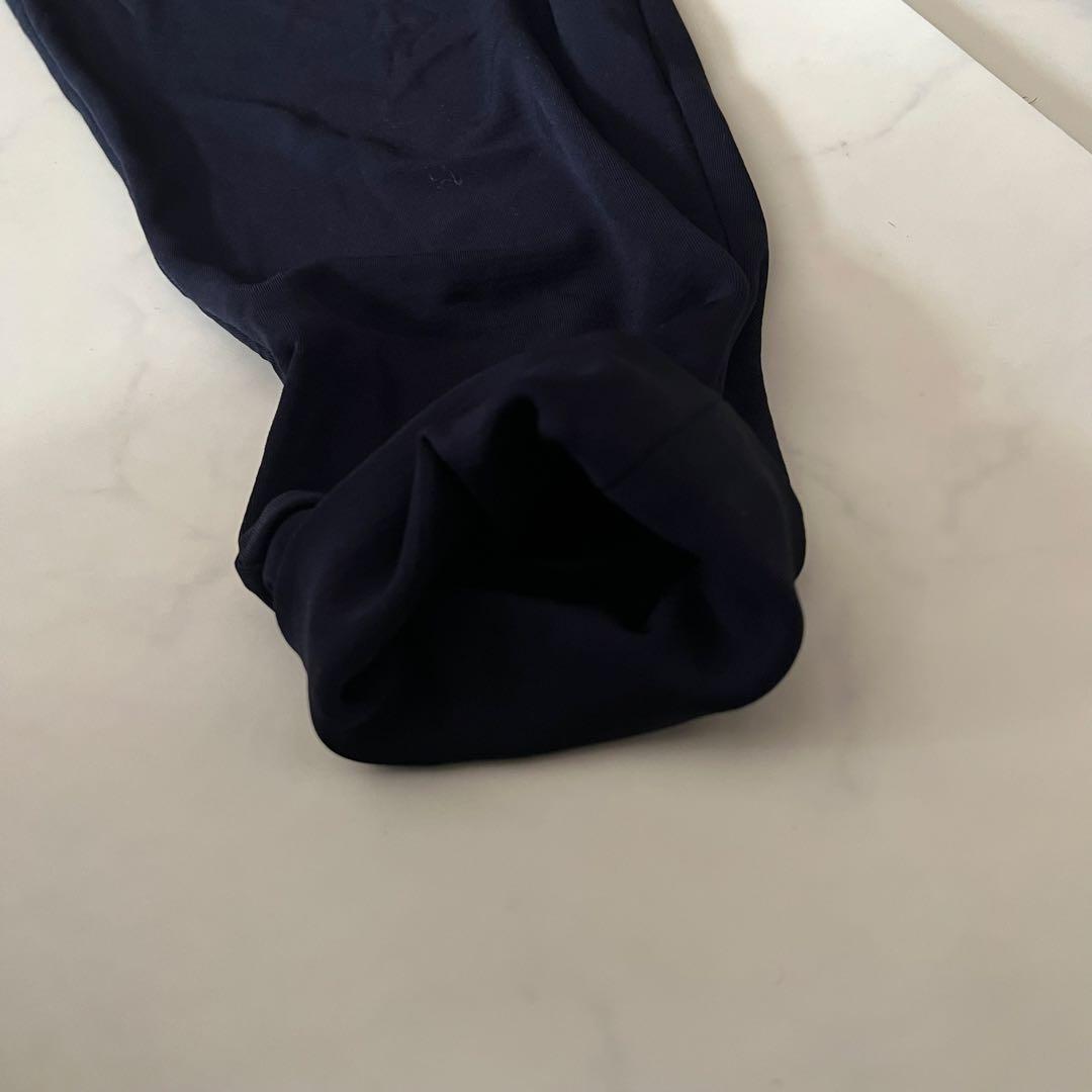 極美品 イッセイミヤケ サルエルパンツ ネイビー 変形 2 Mサイズ 伸縮性