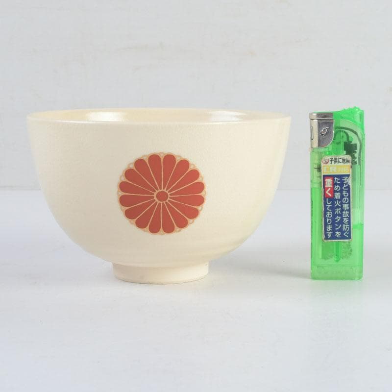 茶道具　京焼　加賀瑞山造　色絵金彩　菊桐文　数茶碗　五客　N　9823