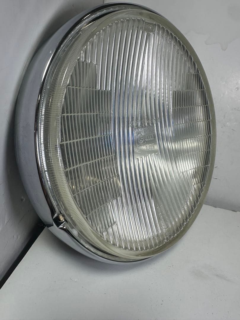 美品当時物シビエスーパーオスカー180πシビエ凹レンズ付ヘッドライト/マーシャル