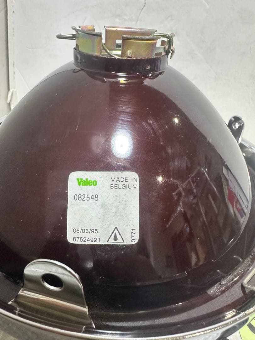 美品当時物シビエスーパーオスカー180πシビエ凹レンズ付ヘッドライト/マーシャル