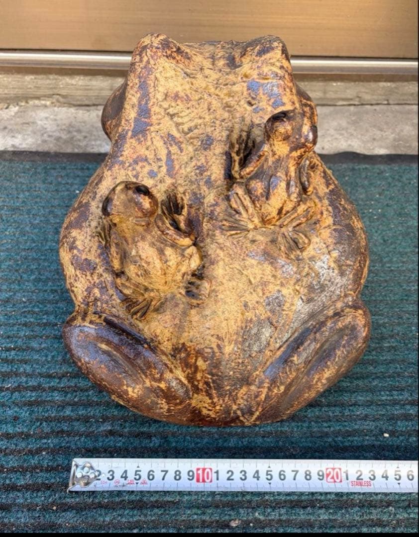 カエル 蛙 陶器 希少 レア 置物