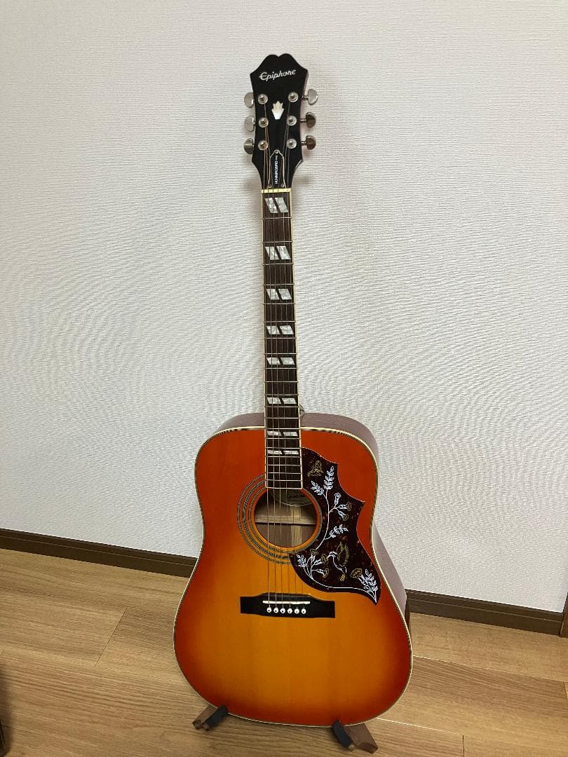 Epiphone Hummingbird PRO エレアコ チューナー/ケース