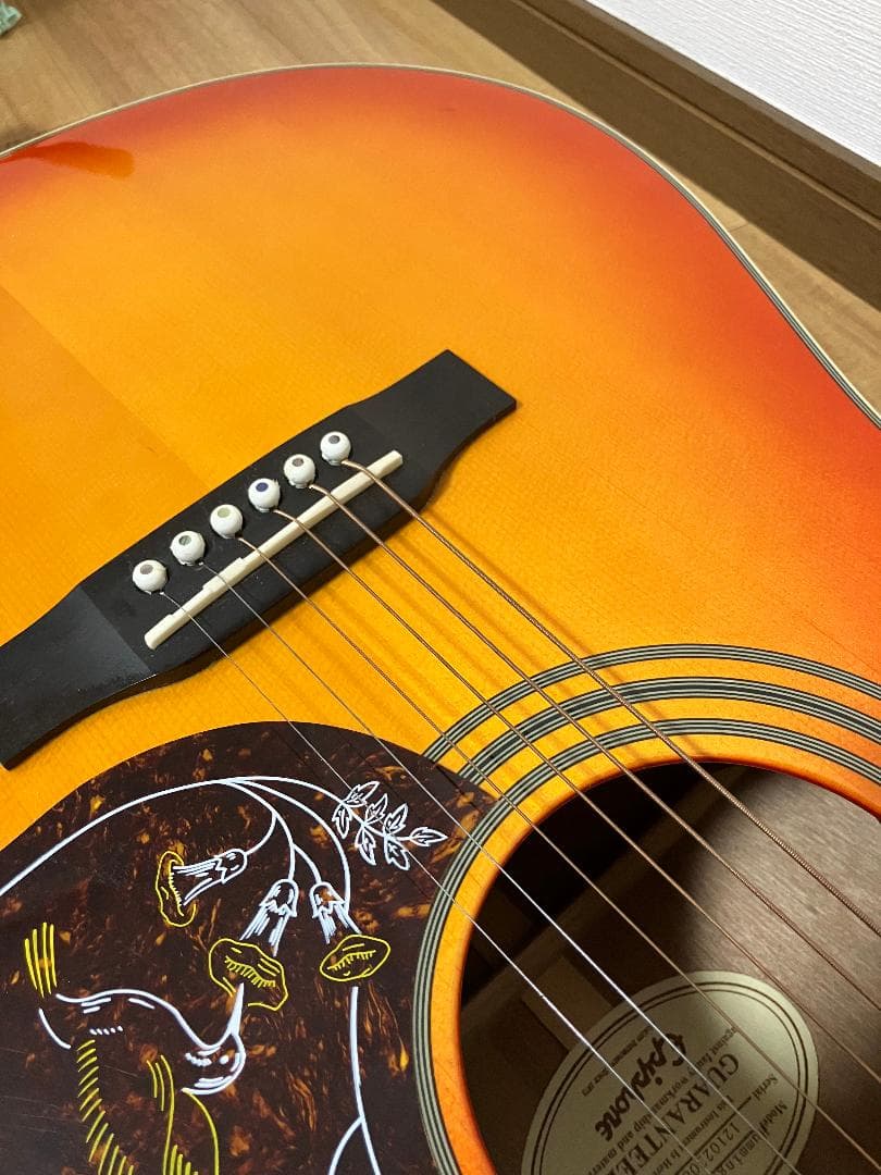 Epiphone Hummingbird PRO エレアコ チューナー/ケース