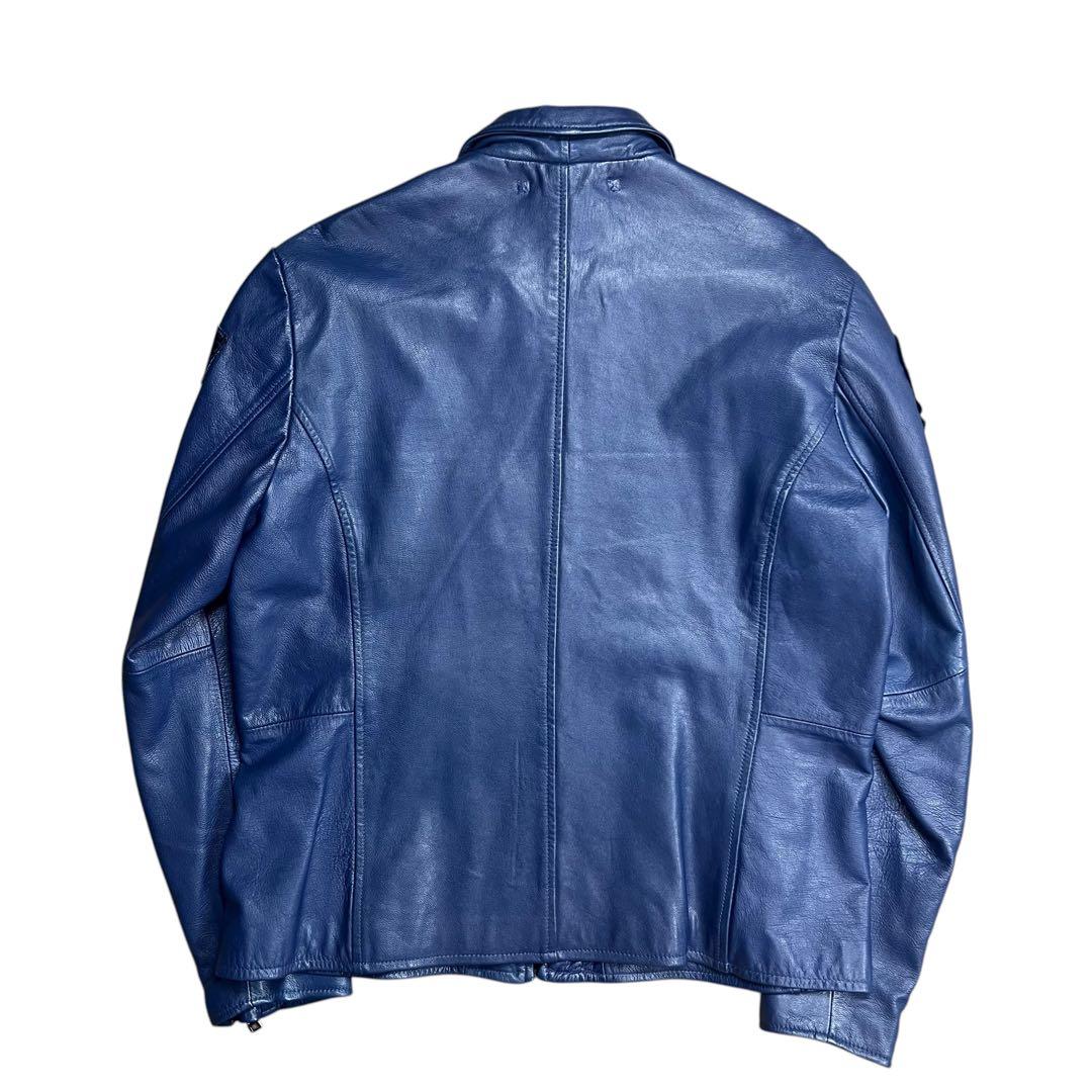 美品 AVIREX 40周年 限定 ゴートレザー シングルライダース ジャケット