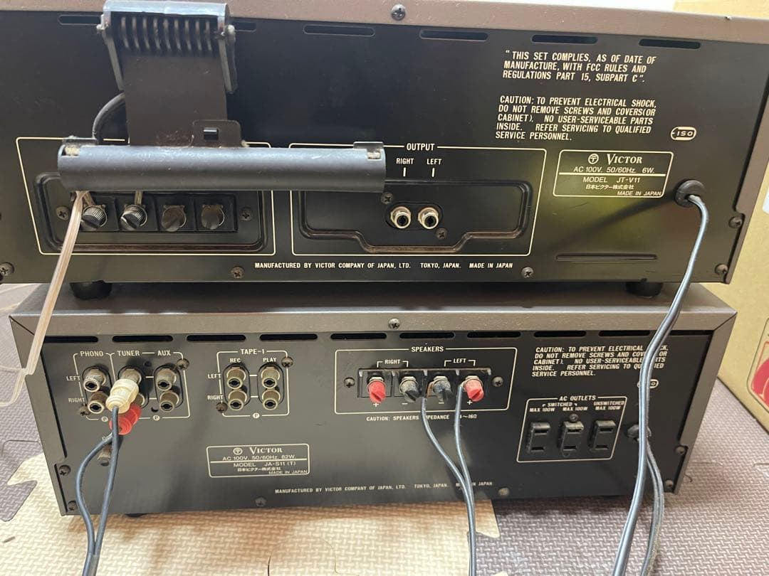 Victor JT-V11 チューナー JA-S11 アンプ