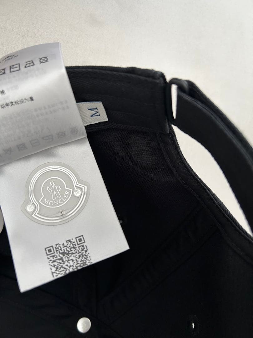 MONCLER モンクレール　キッズ　ロゴベースボールキャップ　M