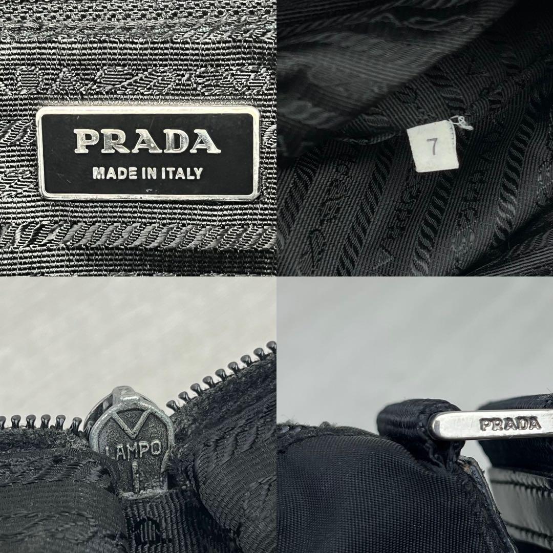 PRADA プラダ ショルダーバッグ カメラバッグ ブラック ナイロン 三角ロゴ