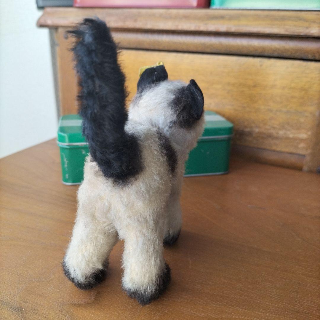 ビンテージ　シュタイフ　Gussy キャット　猫