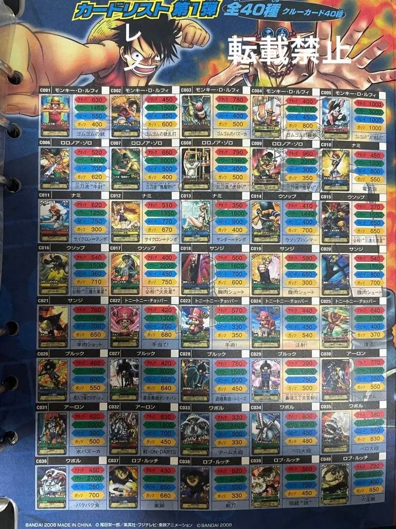 ワンピーベリーマッチ　第一弾　コンプリートセット