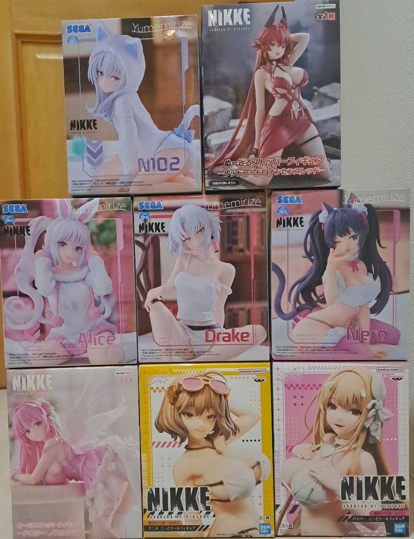 早い者勝ち　【ニケ】　NIKKE　プライズ　フィギュア　まとめ売り ８体