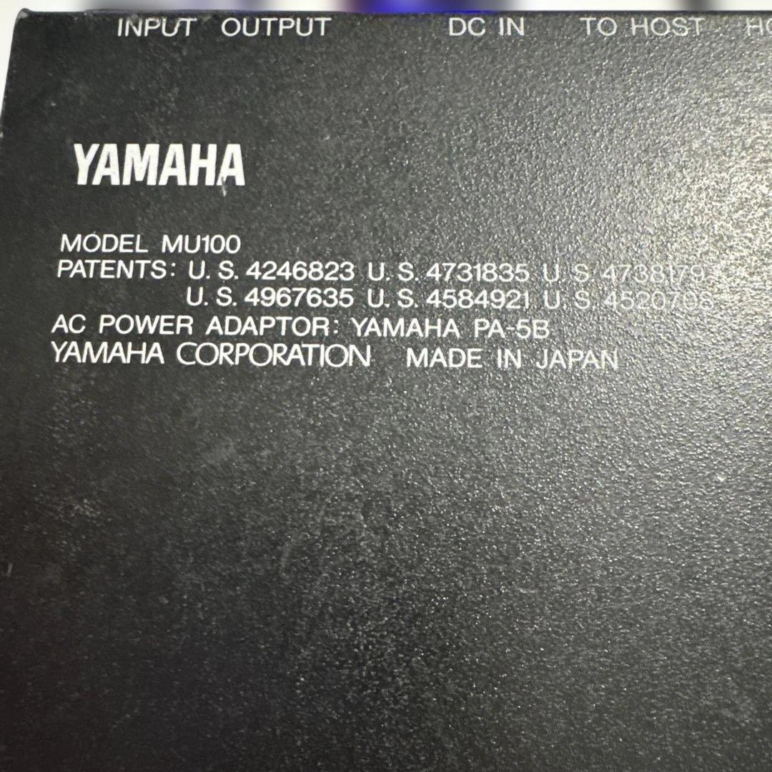 ヤマハ YAMAHA MU100 音源モジュール