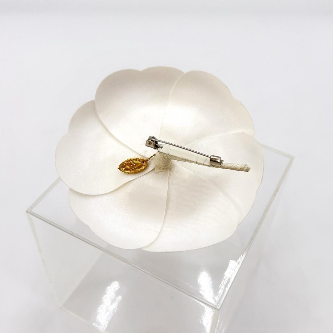 CHANEL　シャネル　カメリア　コサージュ　ココマーク付き　美品