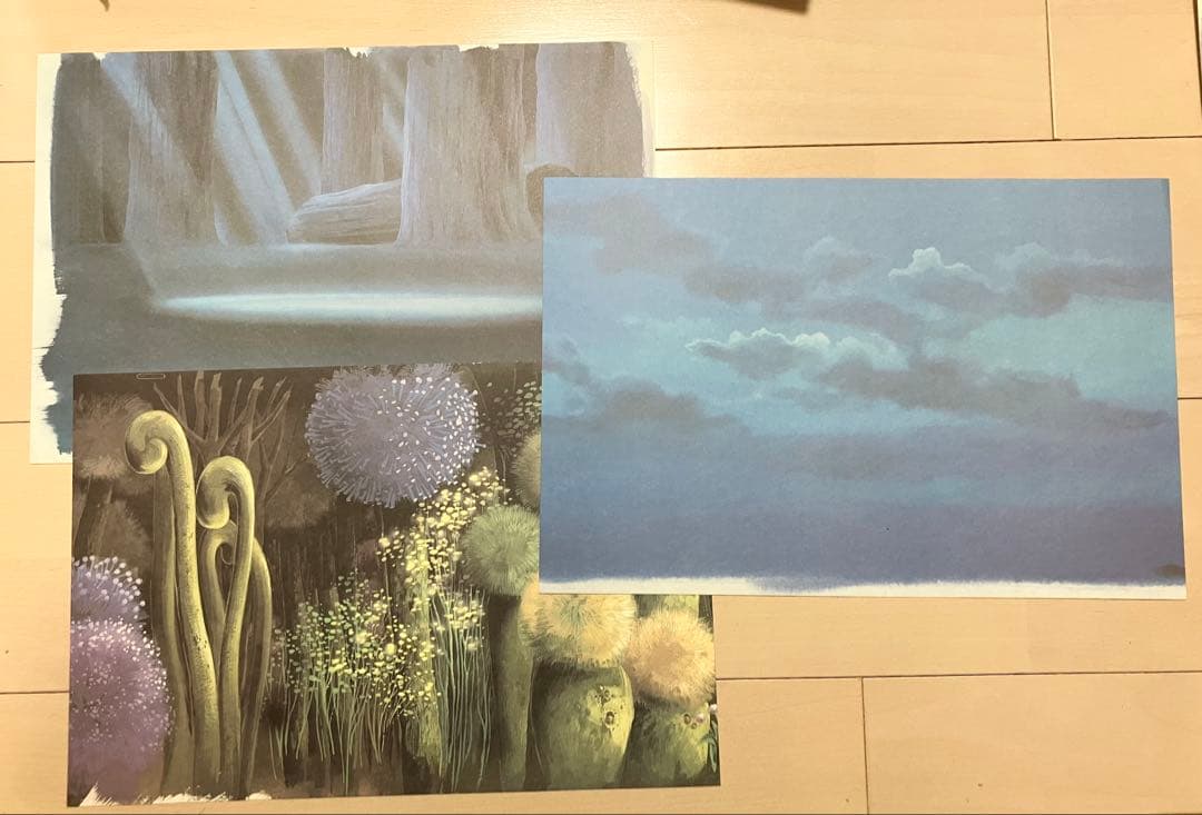 スタジオジブリ 風の谷のナウシカ 複製セル画 背景セット 宮崎駿　フルセット