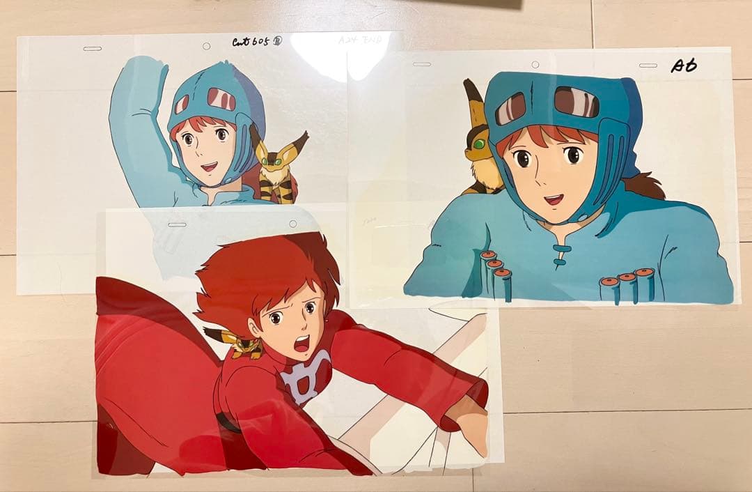 スタジオジブリ 風の谷のナウシカ 複製セル画 背景セット 宮崎駿　フルセット