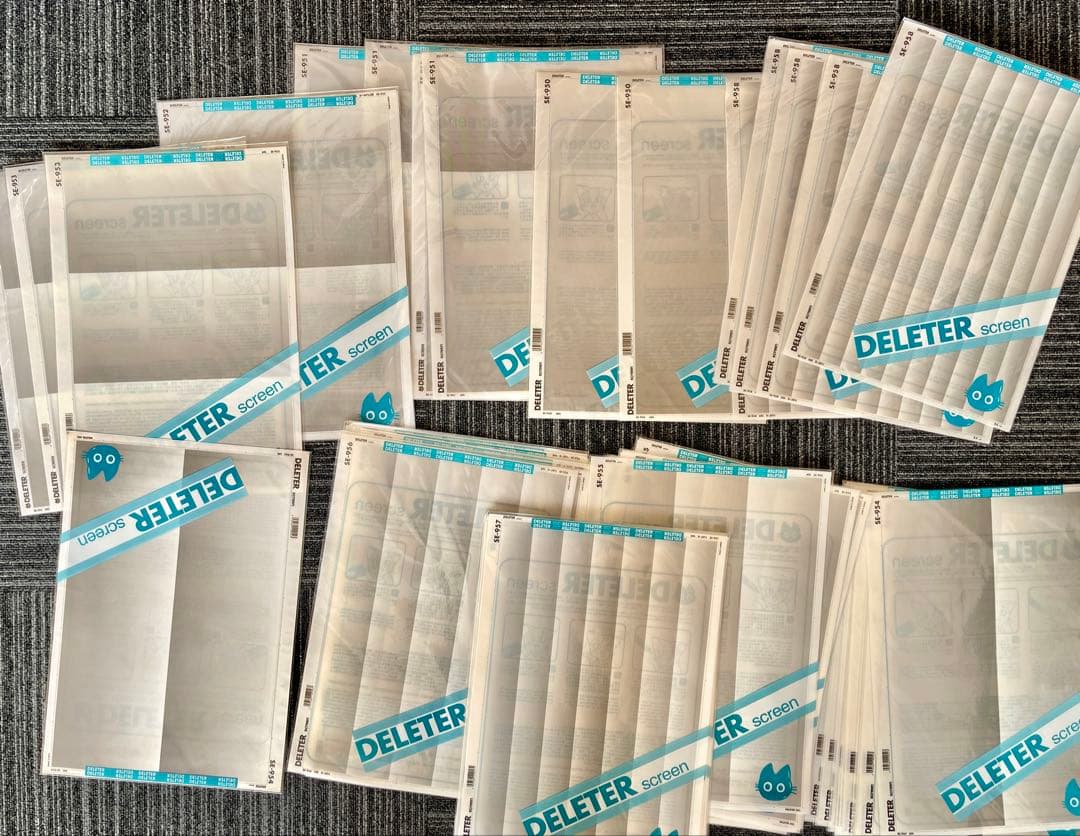 DELETER、IC、マクソン他スクリーントーンセットＡ