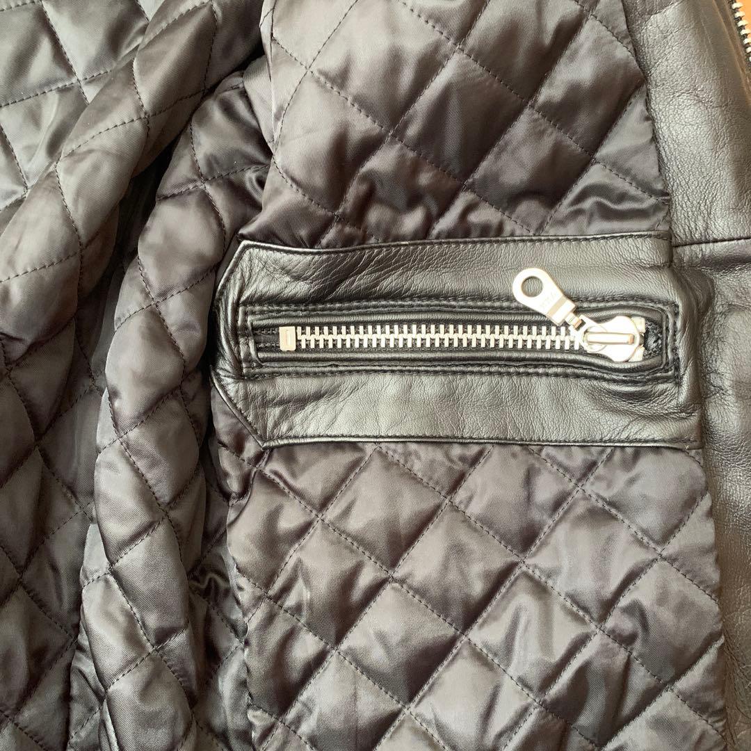 ナノユニバース　ライダースジャケット　レザージャケット