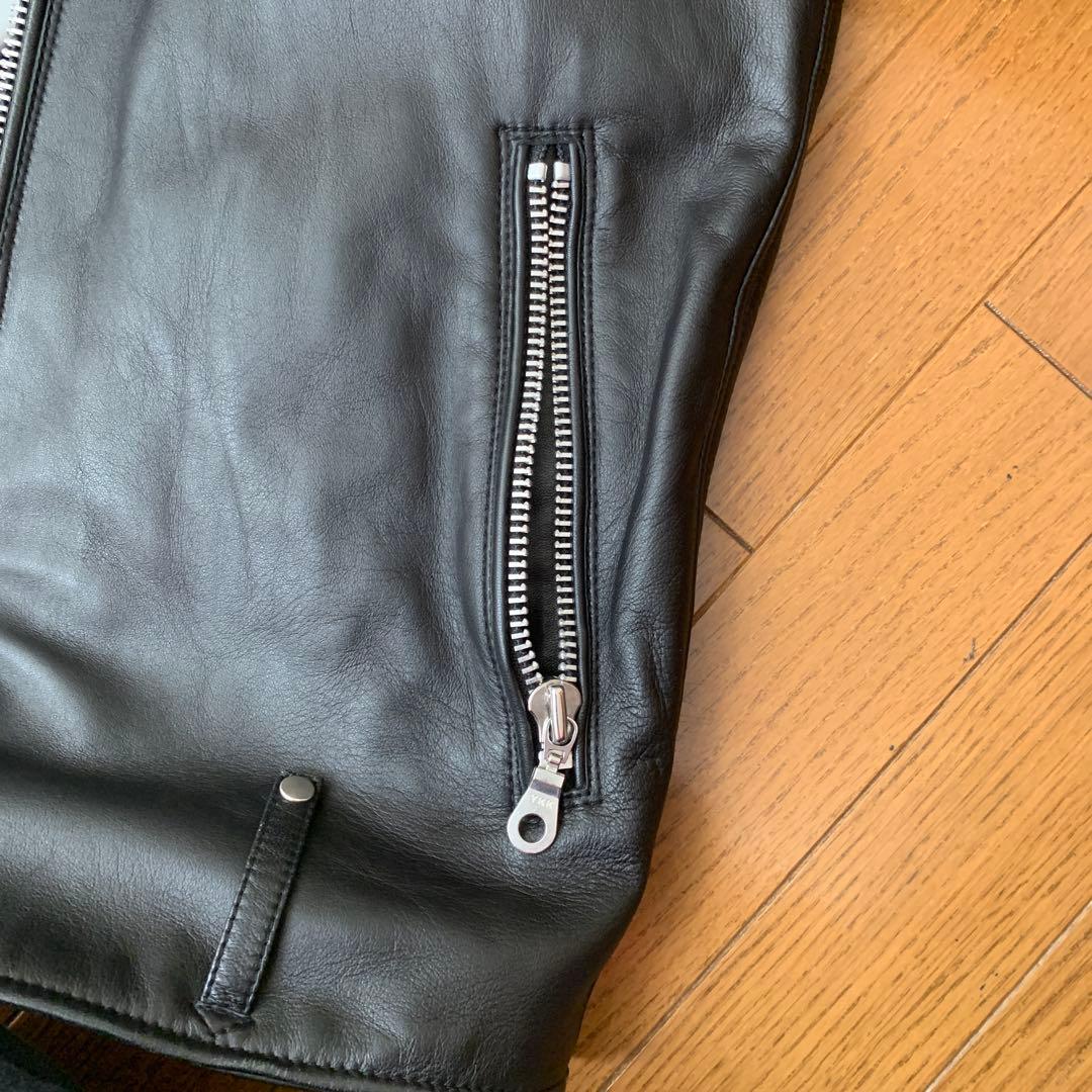 ナノユニバース　ライダースジャケット　レザージャケット