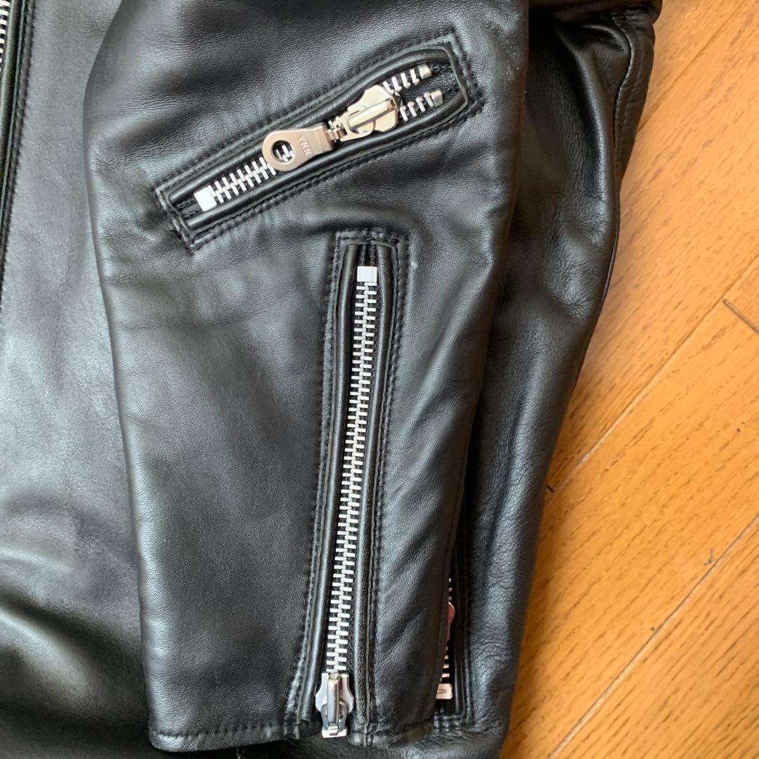 ナノユニバース　ライダースジャケット　レザージャケット