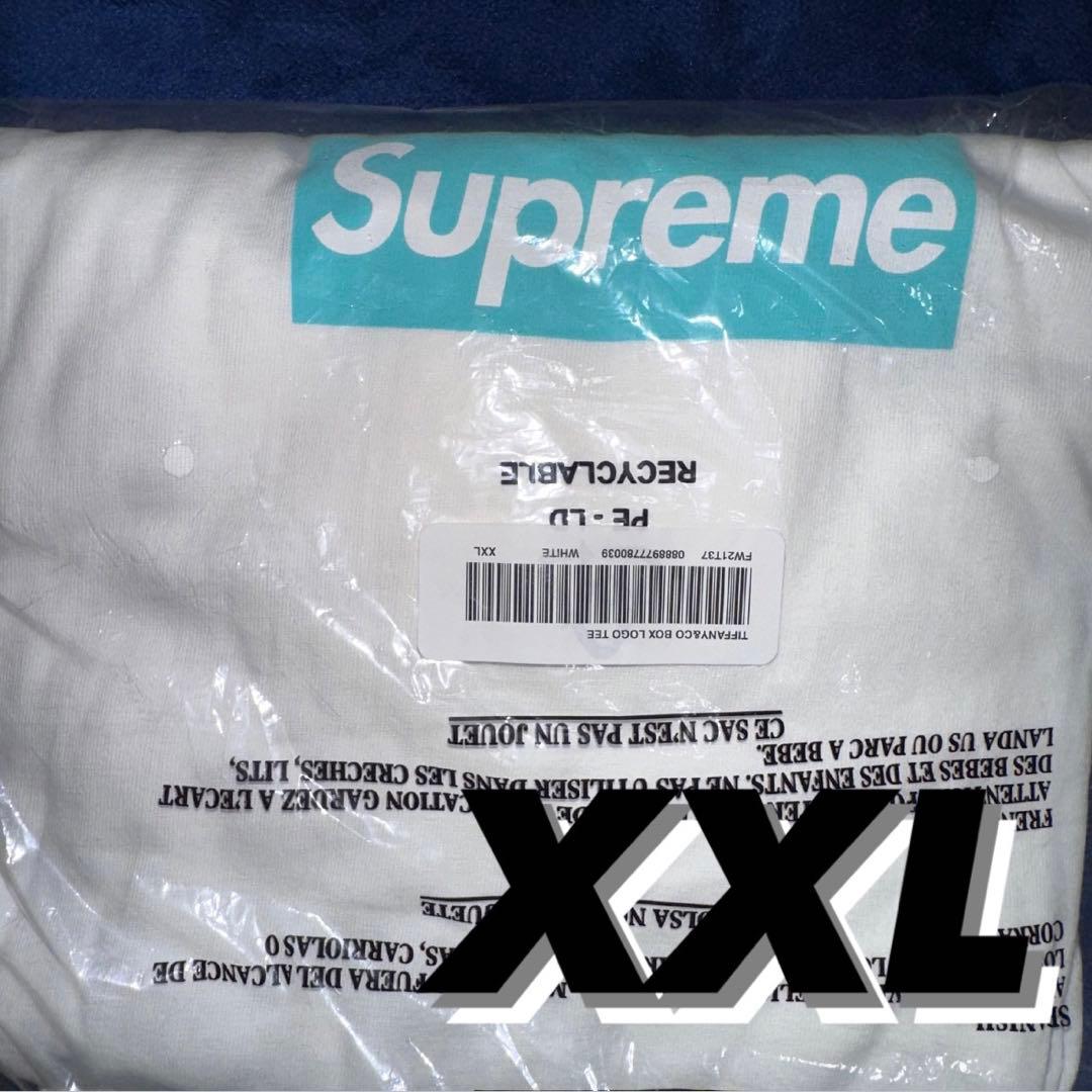 supreme tiffany box logo TEE Tシャツ XXL ①