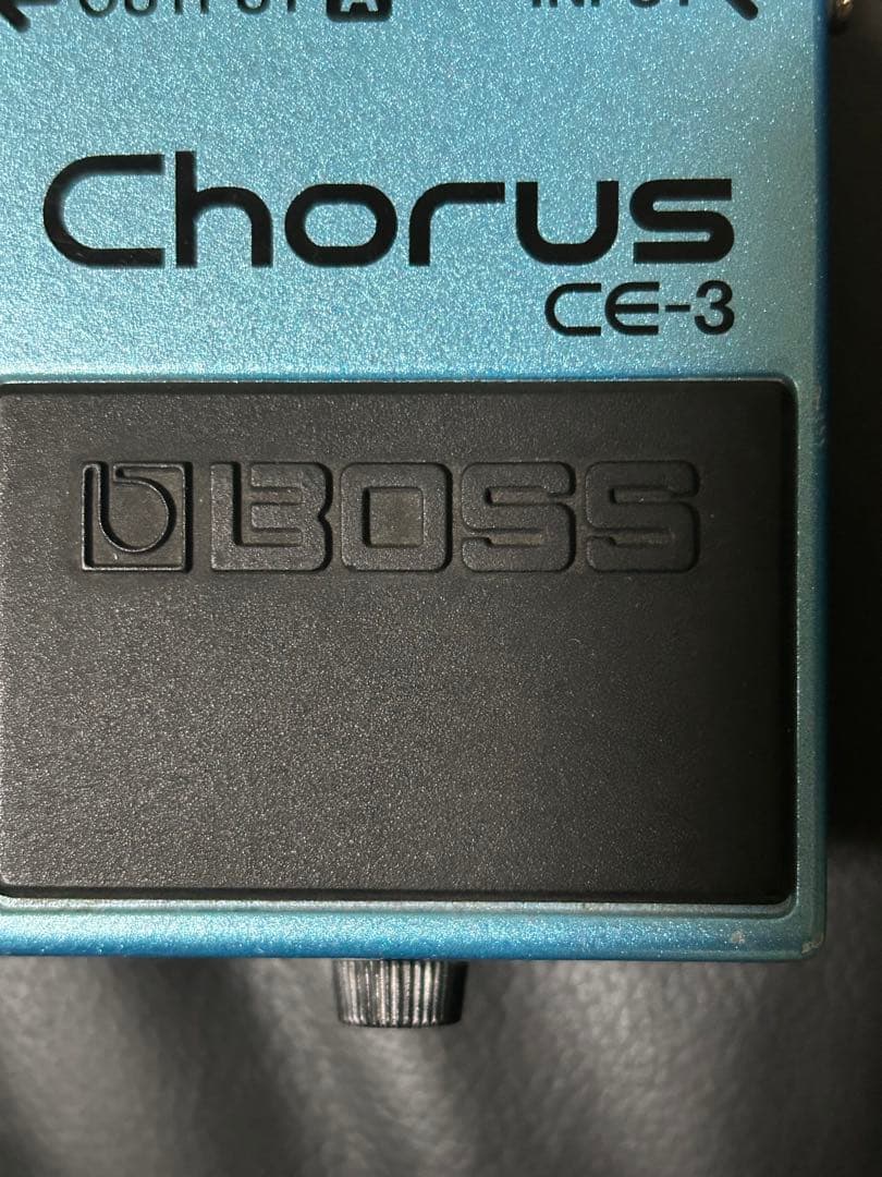 BOSSエフェクターＣＥ–3コーラス　日本製　銀ネジ使用　プロ愛用