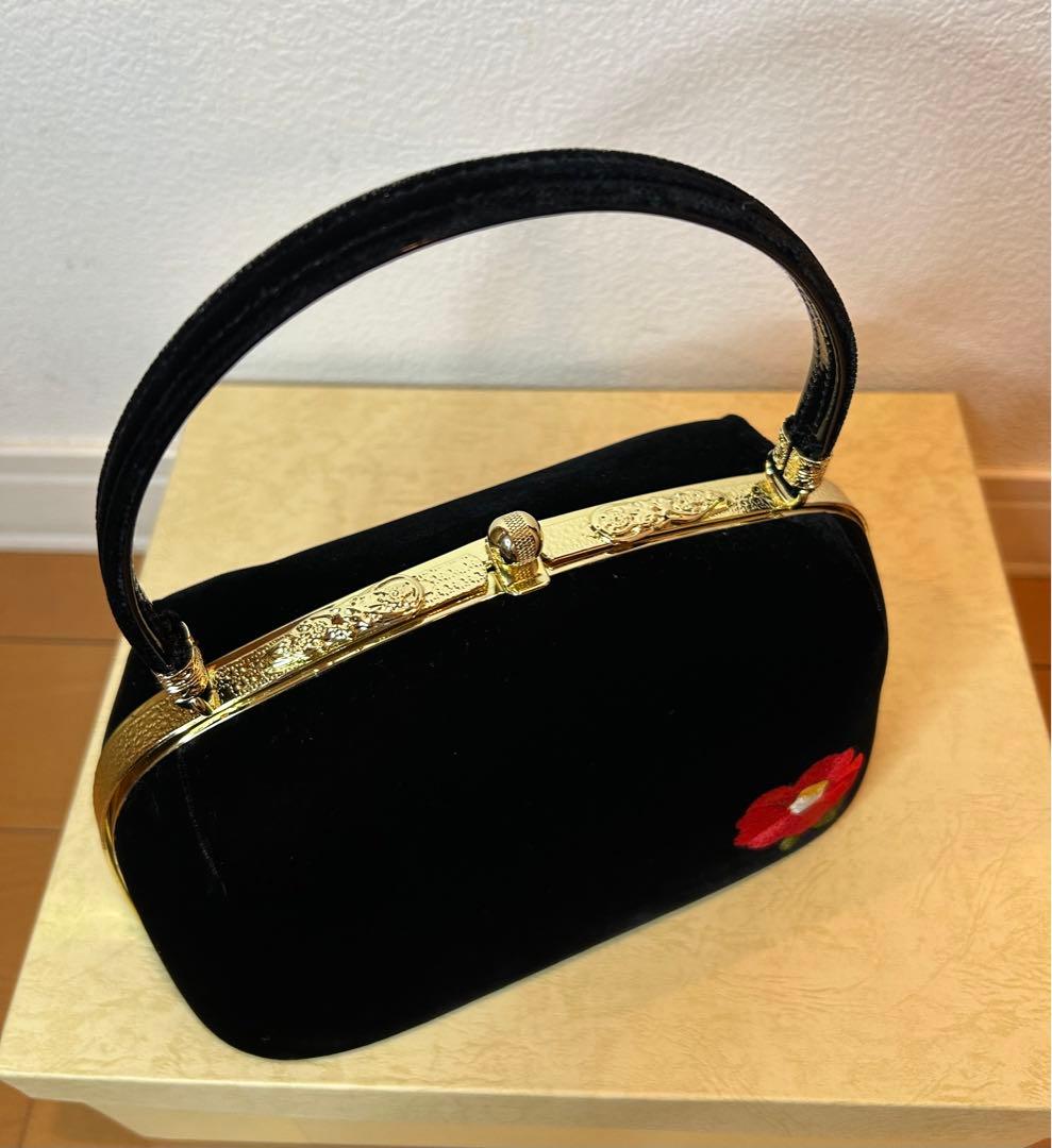 草履バッグセット 成人式 振袖　椿　つばき　草履　バック　24cm