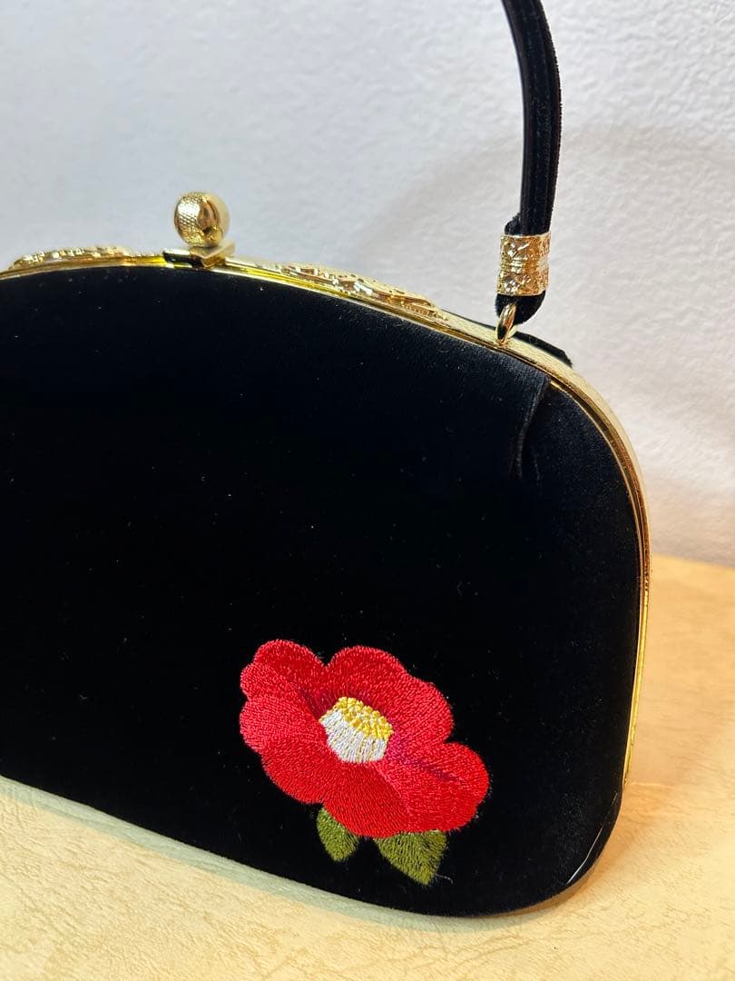 草履バッグセット 成人式 振袖　椿　つばき　草履　バック　24cm