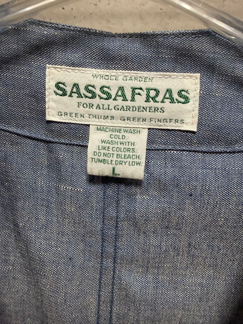 SASSAFRAS Landscaper Vest ゲームベスト シャンブレー