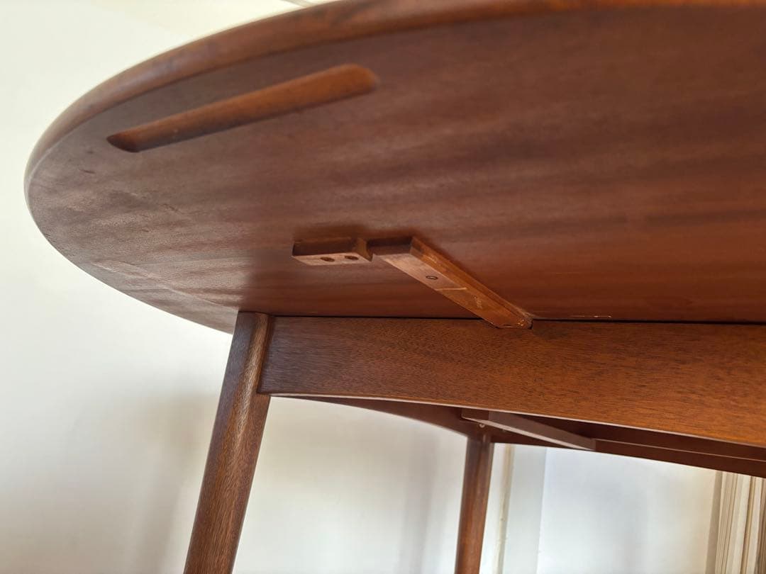 Jentique/ジェンティーク　ラウンドエクステンションテーブル