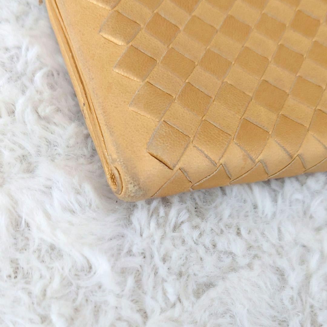 ボッテガヴェネタ　イントレチャート　がま口　ショルダーストラップ　ケース