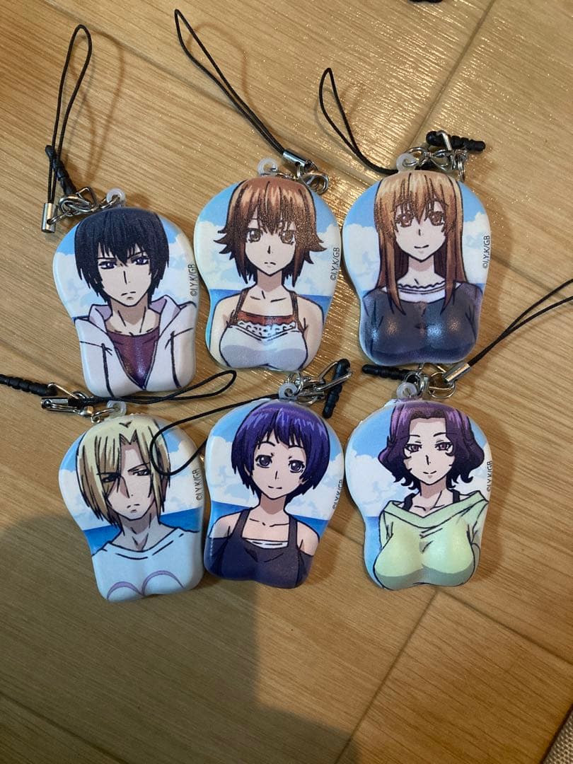 ぐらんぶる　ストラップ6点まとめ売り