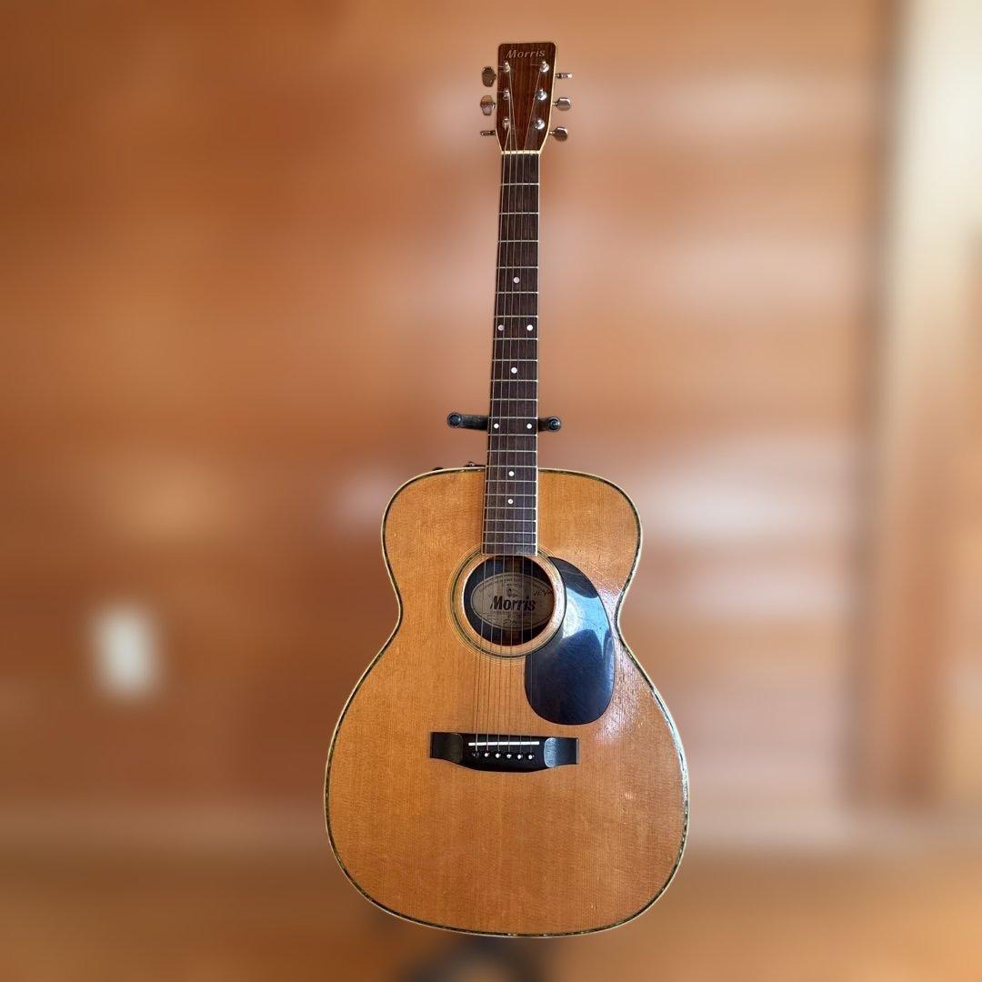 モーリス Morris F-25 アコースティックギター 年代物ハードケース付き