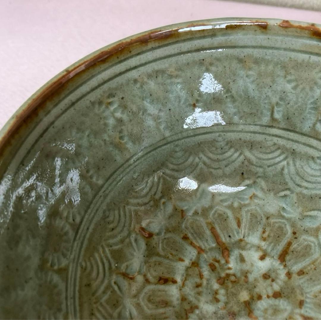 高麗　鳥嶺窯【申正煕】高麗茶碗　栞共布　共箱茶道具。